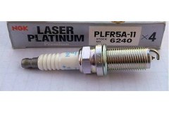 Свеча зажигания 6240 для NISSAN PRIMERA (P12) 1.6 2002-, код двигателя QG16DE, V см3 1597, кВт 80, л.с. 109, бензин, NGK PLFR5A11
