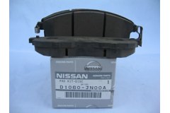 Колодки тормозные дисковые для NISSAN CEFIRO III седан (A33) 2.0 2000-2003, код двигателя VQ20DE, V см3 1995, кВт 103, л.с. 140, бензин, NISSAN D1060JN00A