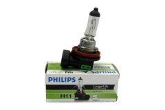 Лампа H11 (55W) PGJ19-2 Long Life EcoVision 12V 12362LLECO C1 36194044 для NISSAN ALMERA II Hatchback (N16) 2.2 dCi 2003-, код двигателя YD22DDTi, V см3 2184, кВт 100, л.с. 136, Дизель, Philips 12362LLECOC1